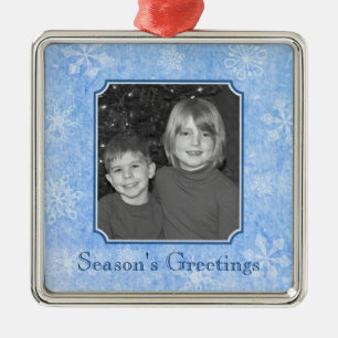 Custom Photo Snowflakes Ornament