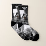 Custom Photo Socks- Gift Ideas Newlyweds Socks<br><div class="desc">Personalised socks with pictures of the newlyweds are great gifts for Christmas, an anniversary or a belated wedding gift. Custom socks with pictures of them for a fun wedding gift, family photo day, or any special occasion. Custom photo socks are fun for a newly married couple. Use wedding photos to...</div>