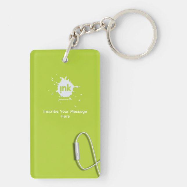 Custom Photo & Song Name MP3 Player  Key Ring (Back)