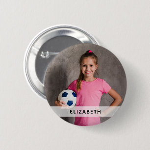 Custom Photo Sports  Button