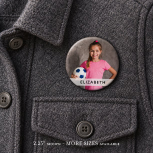 Custom Photo Sports Button