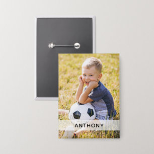 Custom Photo Sports Button