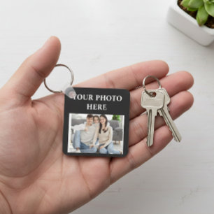 Custom Photo Square Keychain