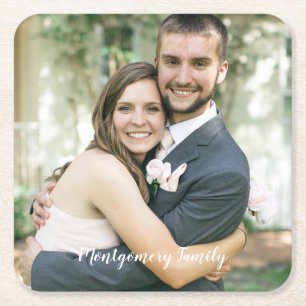Custom Photo Square Paper Coaster