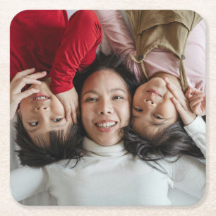 Custom Photo Square Paper Coaster