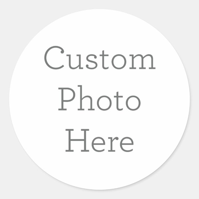 Custom Photo Sticker (Front)