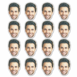 Custom Photo Sticker Custom Face vinyl Stickers
