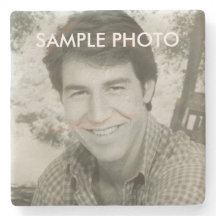 Custom Photo Stone Coaster – Personalised