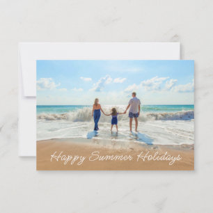 Custom Photo Summer Card Personalised