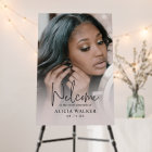 Custom Photo Sweet Sixteen Birthday Welcome Sign