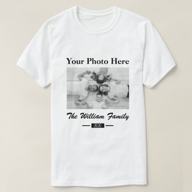 Custom Photo T-Shirt (Design Front)