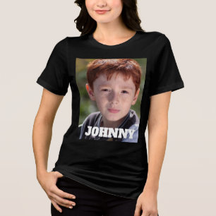 CUSTOM PHOTO T-SHIRT Tri-Blend SHIRT