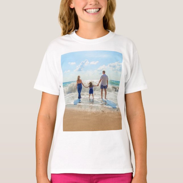 Custom Photo T-Shirt - Your Own Design - Family (Front)