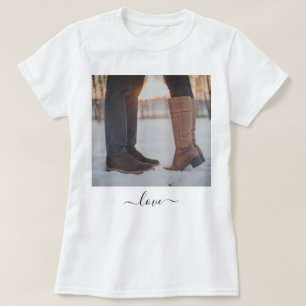 Custom Photo T-Shirt Your Romantic Photos Gift