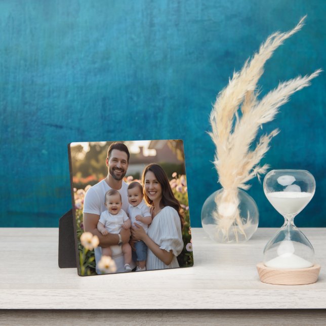 Custom Photo Tabletop Plaque with Easel (Insitu)