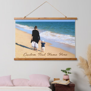 Custom Photo Tapestry with Your Photos and Text