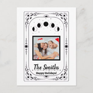 Custom Photo Tarot Modern Family New Pets Friends Holiday Postcard