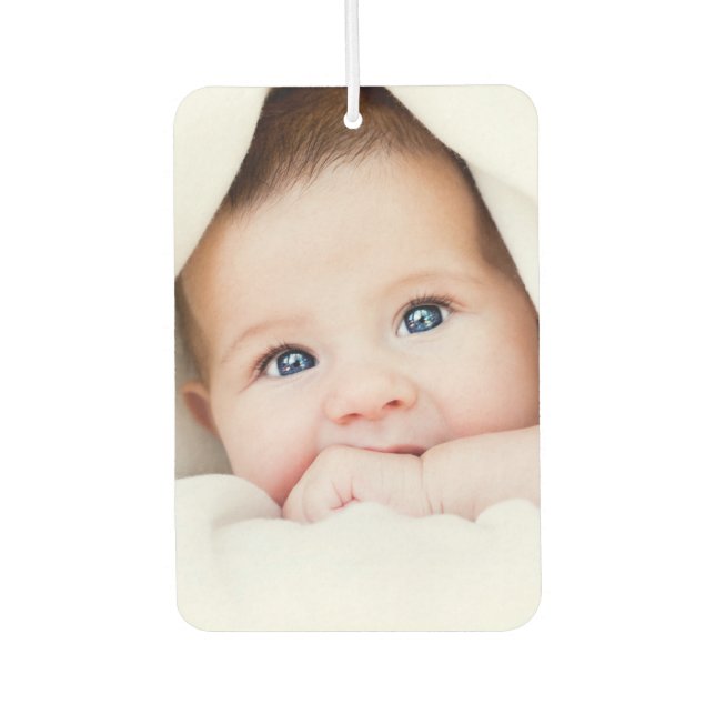 Custom Photo Template Design Your Own Car Air Freshener (Front)