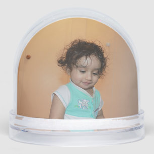 Custom Photo Template Family Baby Kids Gift 2025 Snowglobe