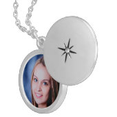 Custom Photo Template Personalised Locket Necklace (Front Right)