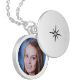 Custom Photo Template Personalised Locket Necklace (Front Left)