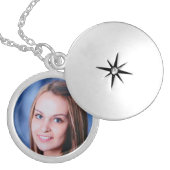 Custom Photo Template Personalised Locket Necklace (Front)