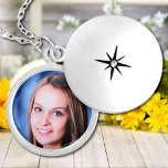 Custom Photo Template Personalised Locket Necklace<br><div class="desc">Upload a photo, and easily create your personalised necklace. You can TRANSFER this DESIGN on other Zazzle products and adjust it to fit most of the Zazzle items. Standard Studio designs are made in high resolution for a professional print. Thank you for choosing our designs and stopping by Standard Studio...</div>