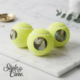 Custom Photo Tennis Balls Double Side Print Design