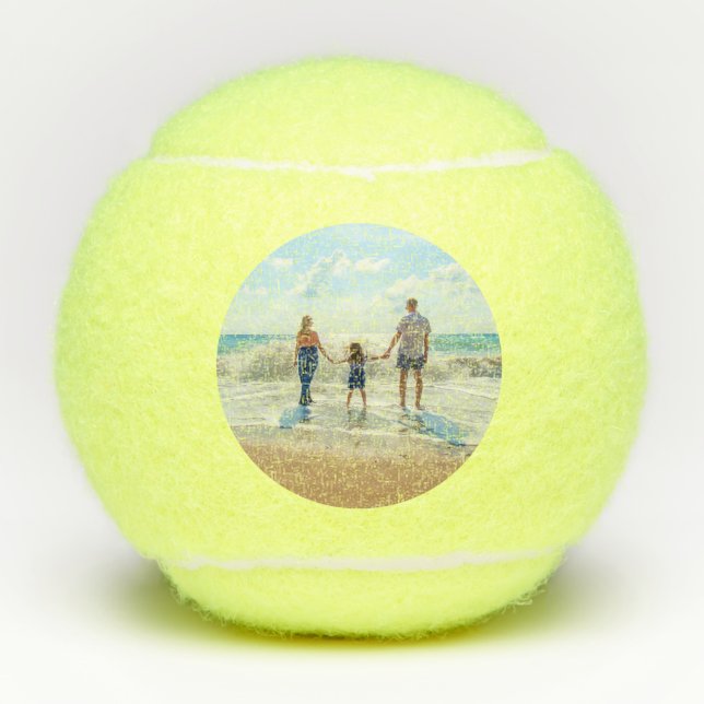 Custom Photo Tennis Balls with Your Photos Gift (Front)