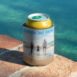 Custom Photo Text Can Cooler Your Photos Gift