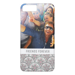 Custom Photo & Text Centle Vintage Pattern iPhone 8 Plus/7 Plus Case
