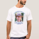 Custom Photo Text | Create Your Own 80th Birthday T-Shirt<br><div class="desc">A great shirt to celebrate for a 80th or other milestone birthday, retirement, graduation, or any other great event in your friends and family's life. Create your own custom tees for a unique and one of a kind gift or party apparel. Need help with colors and customization? Email us at...</div>