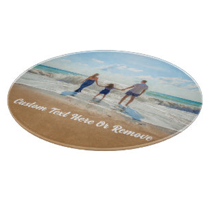Custom Photo Text Cutting Board Gift Your Photos
