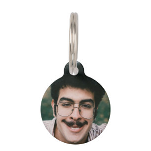 Custom Photo & Text Dogs & Cats Create Your Own  Pet Tag