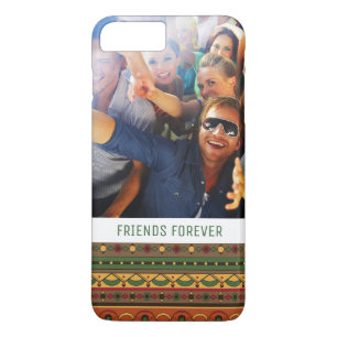Custom Photo & Text Ethnic background iPhone 8 Plus/7 Plus Case
