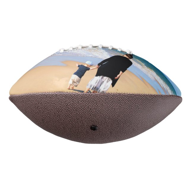 Custom Photo Text Football Your Family Photos Mum American Football (Rotated 270)