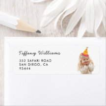 Custom Photo Text for Birthday Party