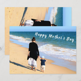 Custom Photo Text Mother's Day Card Your Photos