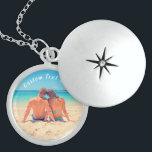 Custom Photo Text Necklace Your Love Photos Gift<br><div class="desc">Custom Photo and Text Necklace - Your Own Design - Special - Personalised Family / Friends or Personal Necklaces Gift - Add Your Text and Photo - Resize and move or remove and add elements / image with Customisation tool. Choose / add your favourite font / text colour / size...</div>