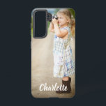 Custom Photo Text Personalised  Samsung Galaxy Case<br><div class="desc">Custom Photo Text Personalised Samsung Galaxy S21 Case</div>