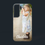 Custom Photo Text Personalised Samsung Galaxy Case<br><div class="desc">Custom Photo Text Personalised Samsung Galaxy S22 Case</div>
