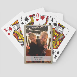 Custom Photo Text Playing Cards