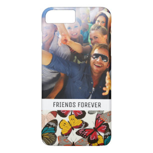 Custom Photo & Text Retro floral pattern 7 iPhone 8 Plus/7 Plus Case