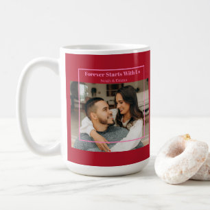 Custom Photo & Text Romantic Gift - Personalized  Coffee Mug