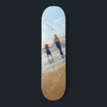 Custom Photo Text Skateboard with Your Photos<br><div class="desc">Custom Photo and Text - Unique Your Own Design -  Personalised Family / Friends or Personal Gift - Add Your Text and Photo - Resize and move elements with customisation tool !</div>