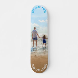 Custom Photo Text Skateboard Your Favourite Photos