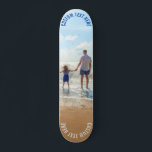 Custom Photo Text Skateboard Your Own Design<br><div class="desc">Custom Photo and Text Skateboards - Unique Your Own Design Personalised Family / Friends or Personal Skateboard Gift - Add Your Photo and Text / Name / more - Resize and move or remove and add elements / image with Customisation tool ! Choose font / size / colour ! Good...</div>