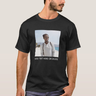 Custom Photo Text T-Shirt