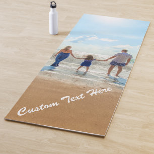 Custom Photo Text Yoga Mat - Unique Your Design