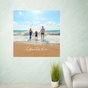 Custom Photo Text Your Family Design Wall Decal